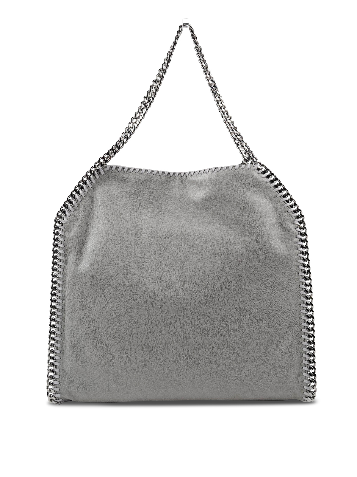 Shop Stella Mccartney Falabella Tote Bag In Light Grey